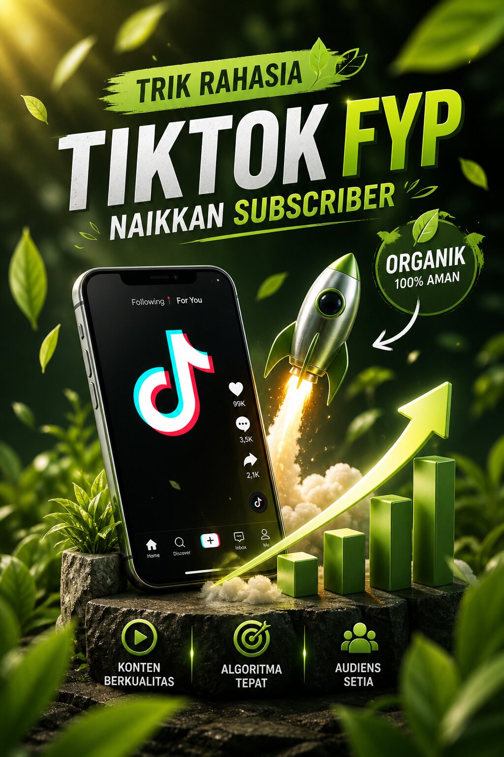 Sistem Command Harian TikTok 2026 untuk Menjaga Konsistensi FYP dan Pertumbuhan Subscriber Organik Berbasis Eksekusi Mikro